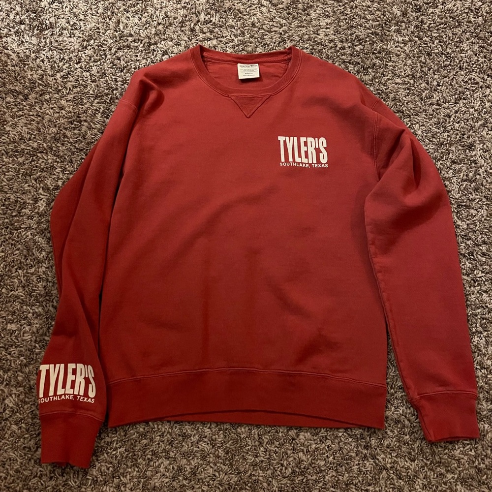 love this pull over from tyler’s, very cute and a nice shade of red